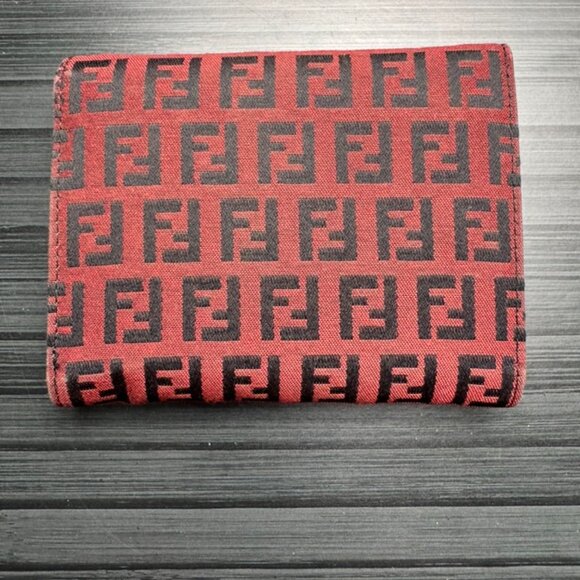 Fendi Zucca Red Bifold - Picture 2 of 10